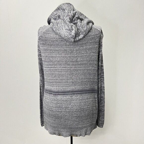 Lululemon Peace of Mind Wrap Hooded Sweater  Cardigan Dark Slate Size 8 - Picture 7 of 14